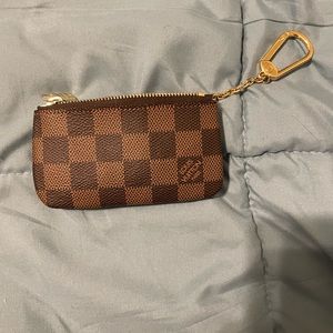 Louis Vuitton key pouch. Damier Ebene